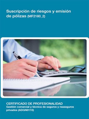 cover image of MF2180_2--Suscripción de riesgos y emisión de pólizas